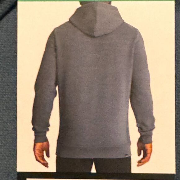 PUMA Men's Small Gray Fleece Hoodie Pull Over Grey Sweatshirt S Sml - Picture 6 of 11